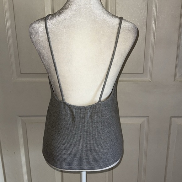 Rolla’s Gray Ballet Ribbed Camisole - Picture 3 of 6